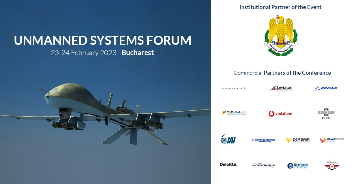 Cea de-a treia ediție a evenimentului Unmanned Systems Forum, organizată de NSC, cu sprijinul Leviatan Design